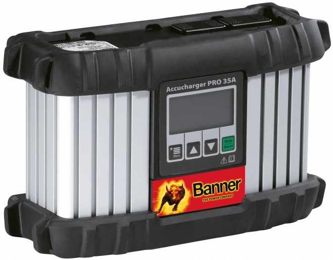 BANNER ACCUCHARGER Pro 35A Automatická nabíjačka batérií 12 V, 35 A