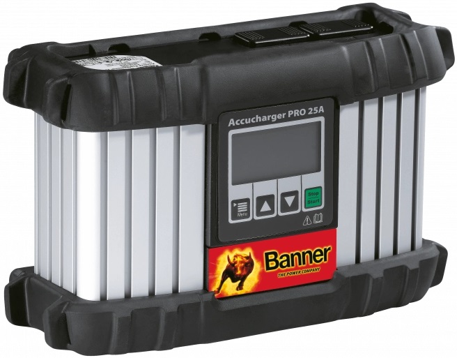 BANNER ACCUCHARGER Pro 25A Automatická nabíjačka batérií 12 V, 25 A