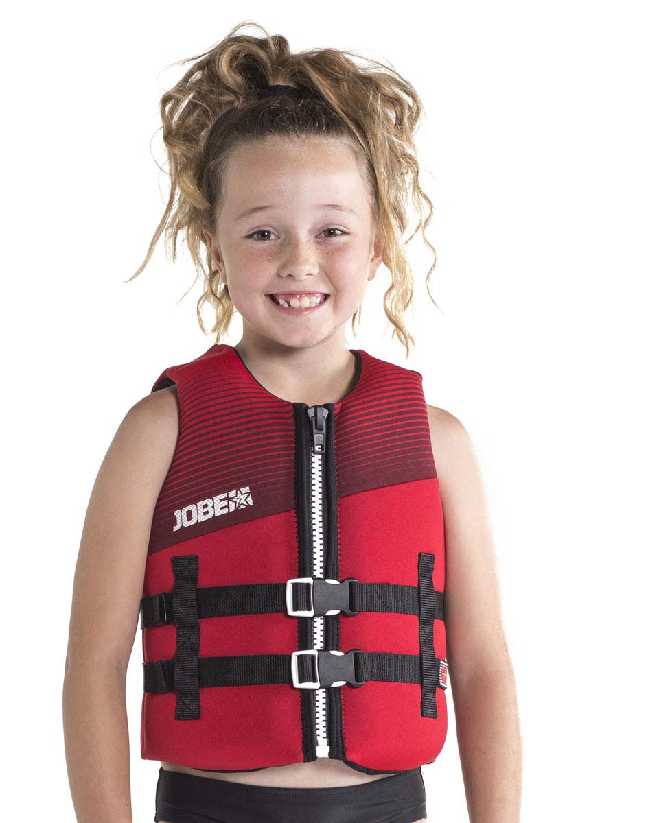 JOBE Detská Neoprénová vesta NEO Červená NEW Variant: 25 - 35 kg