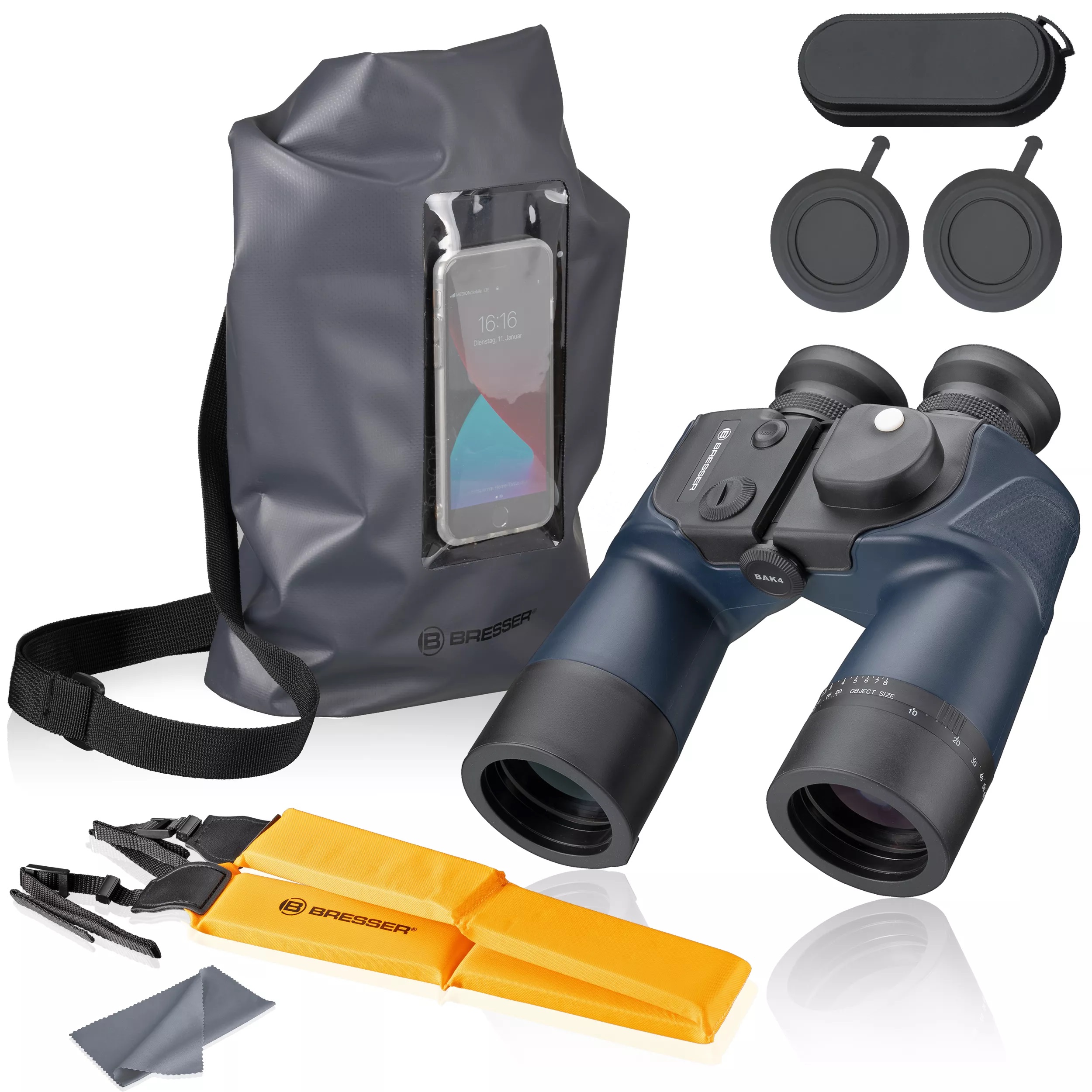 BRESSER Ďalekohľad 7x50 BinoSail sailing compass binoculars