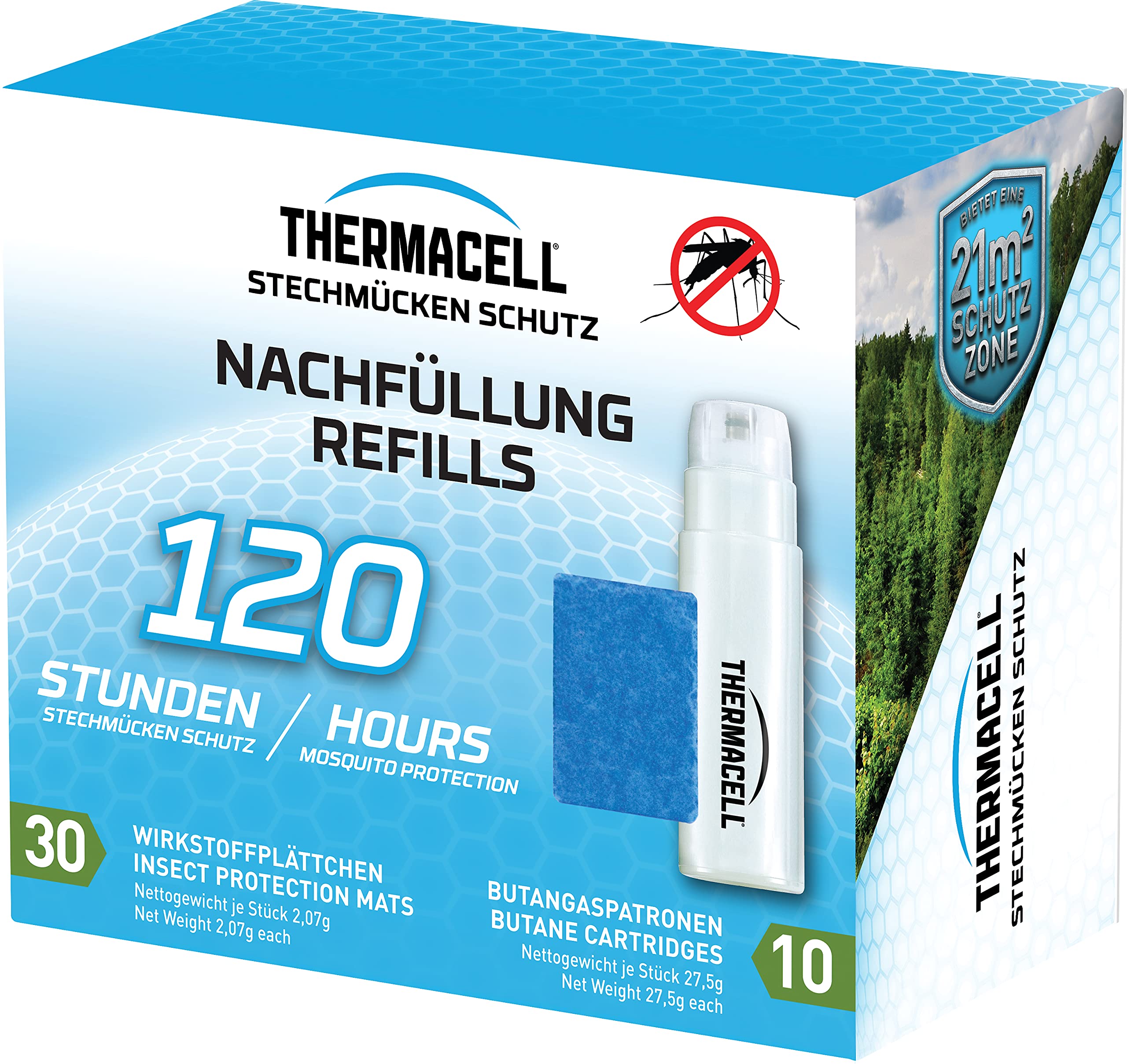 THERMACELL R-10 Megapack náhradná sada náplní na 120 hodín pre MR300 alebo MR450