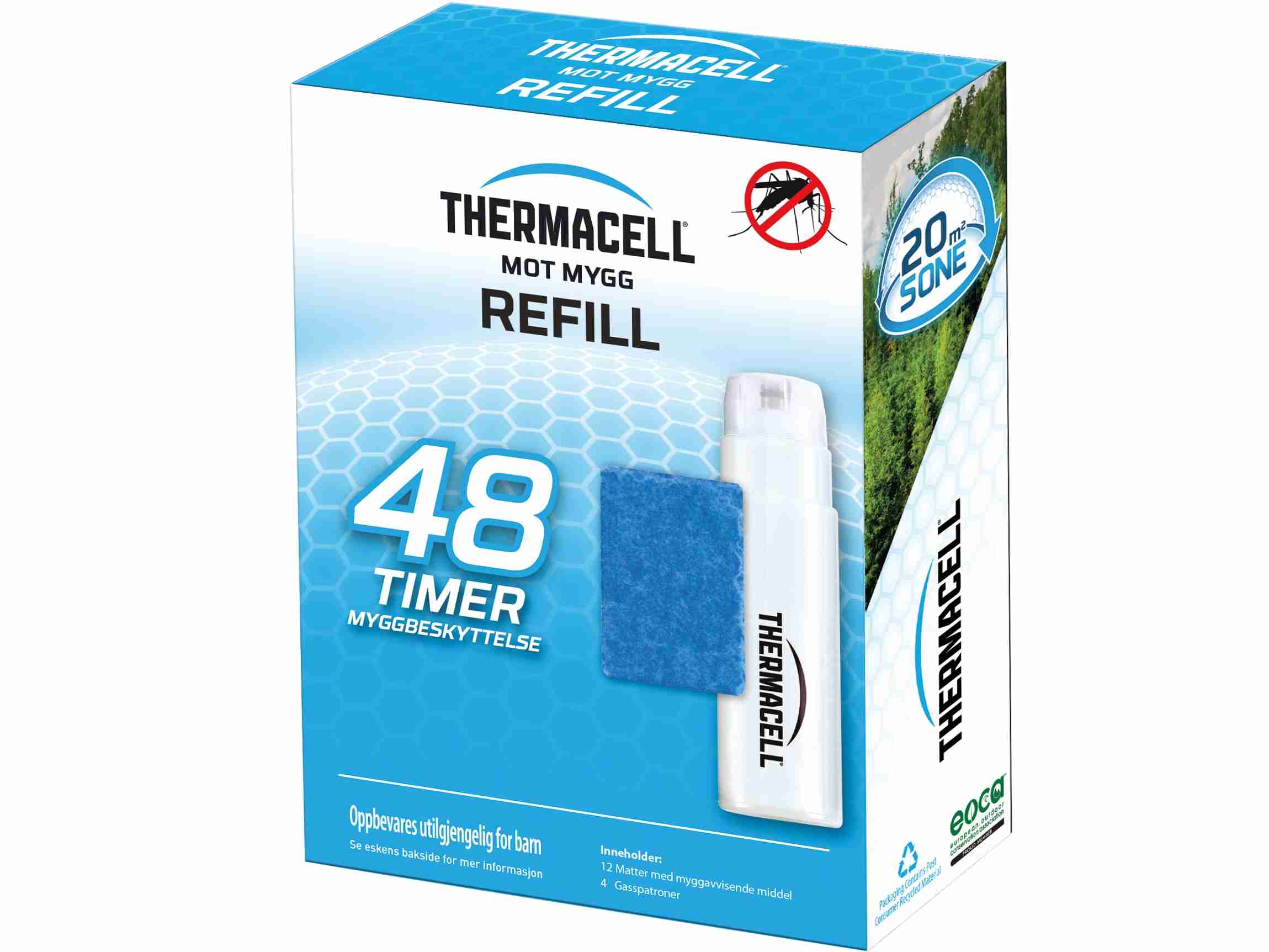 THERMACELL R-4 Náhradná sada náplní na 48 hodín pre MR300 alebo MR450