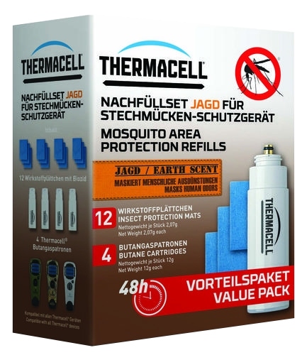 THERMACELL E-4 Náhradná sada náplní na 48 hodín pre MR300 alebo MR450