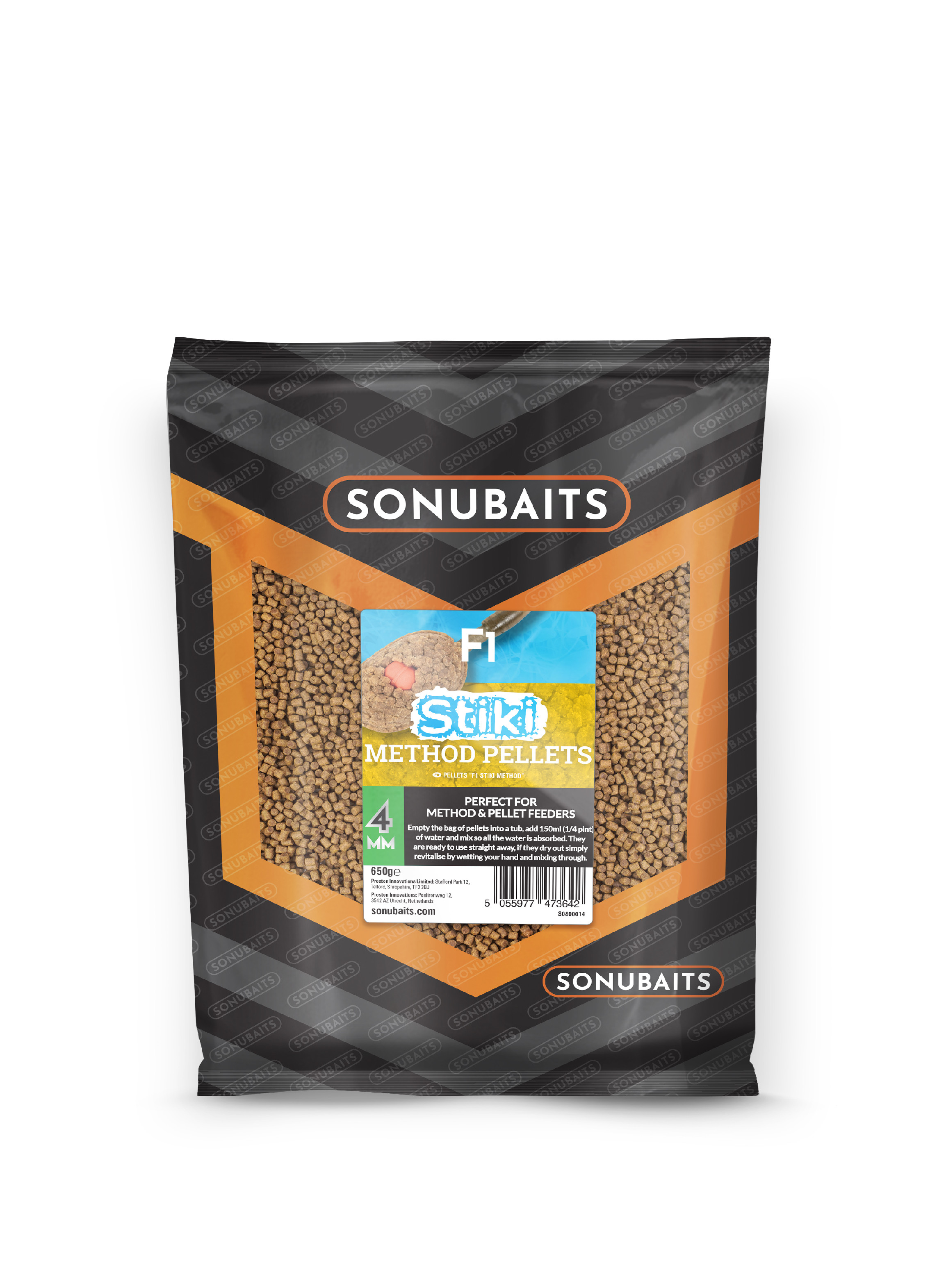 SONUBAITS F1 Stiki Method Pellets - 4mm