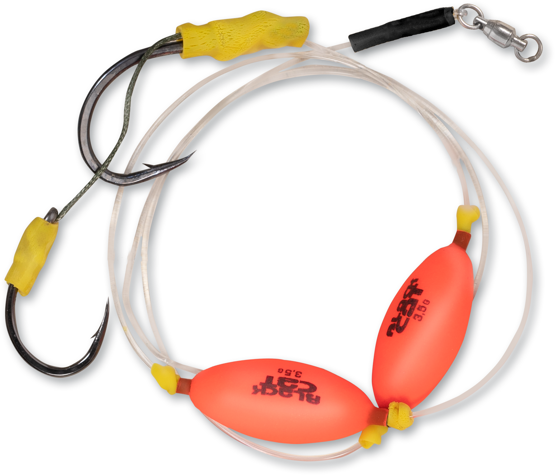 BLACKCAT #8/0 1/0 Micro U-Float Rig L: 200m 2 Mainline Ø: 120mm