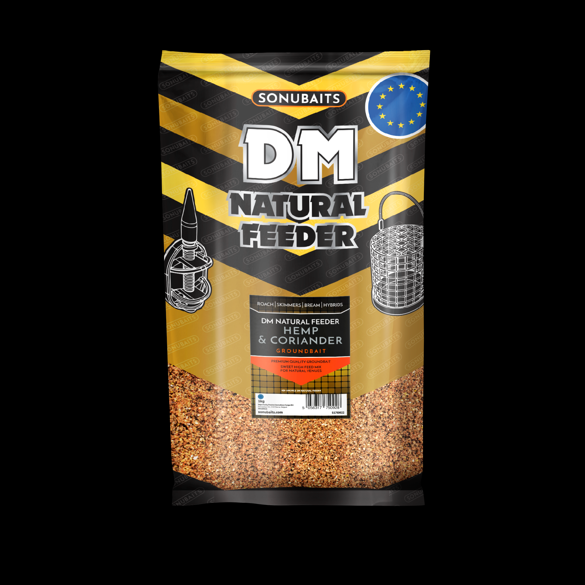 SONUBAITS DM Natural Feeder Hemp &amp; Coriander