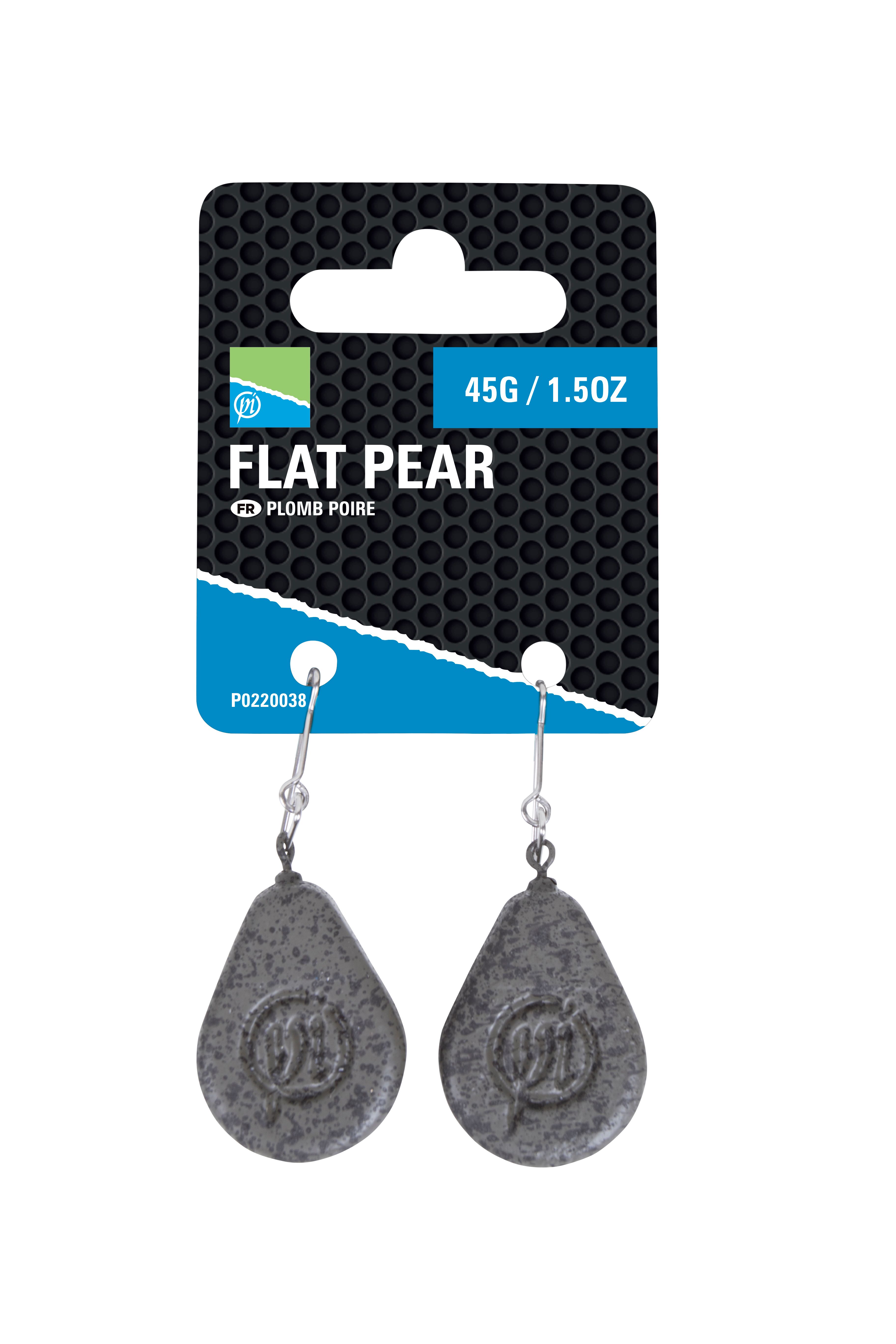 PRESTON Flat Pear Lead - 30 Gr