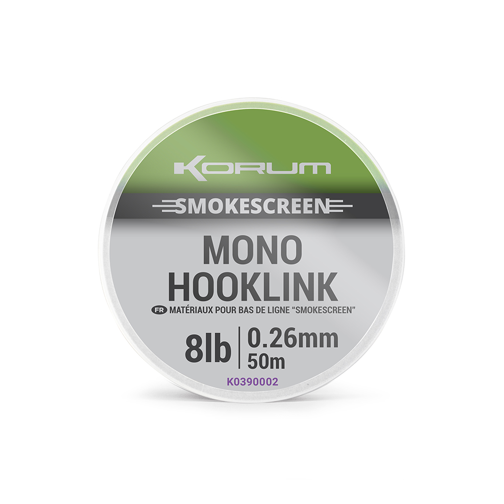 KORUM Smokescreen Mono Hooklink 6Lb/50M