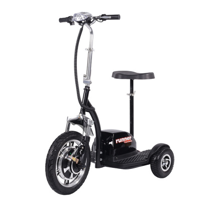 NITRO SCOOTERS Runner 500 Plus + sedačka - čierna