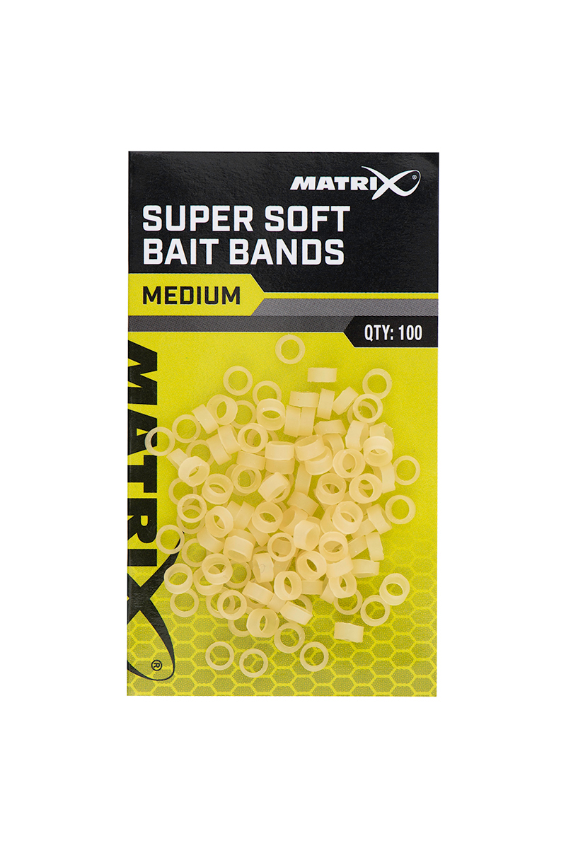 MATRIX Super Soft Bait Bands Variant: Matrix Super Soft Bait Bands Large 100pcs