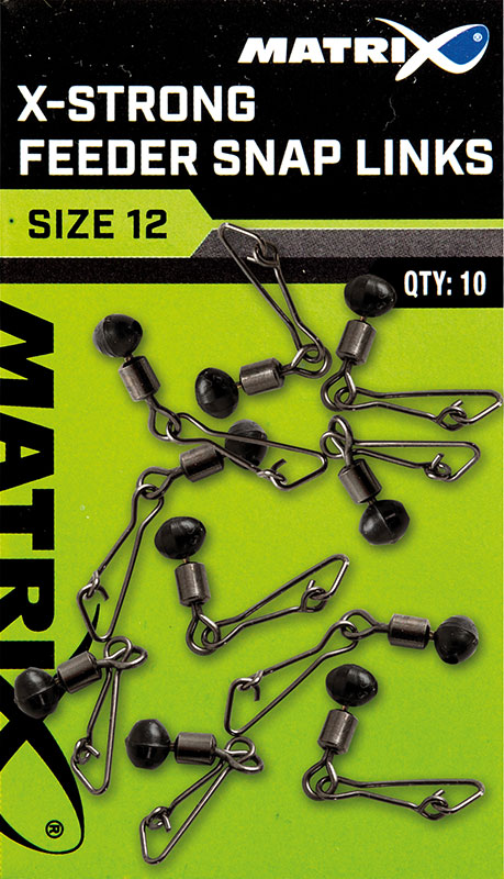 MATRIX X-Strong Feeder Bead Snap Links Variant: X-Strong Feeder Bead Snap Links Size 10