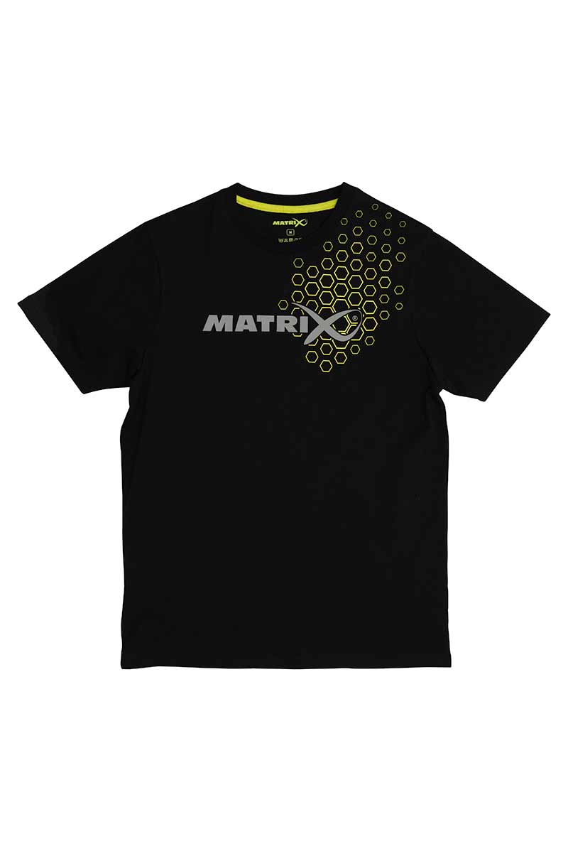 MATRIX Hex Print T-Shirt (Black) Variant: Matrix Hex Print T-Shirt Black - S