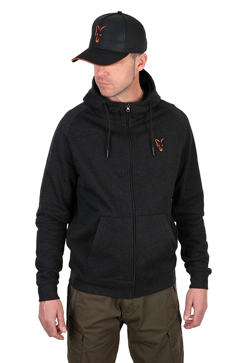 FOX Collection LW Hoody Black & Orange Variant: Fox Collection LW Hoody - B/O - 3XL