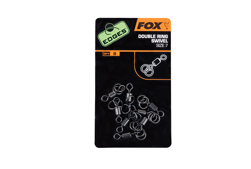 FOX EDGES™ Double Ring Swivel Variant: Edges Double Ring Swivel sz 7 x 8