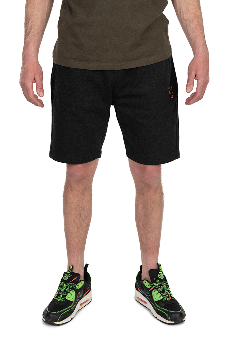 FOX Collection LW Jogger Short Black & Orange Variant: Fox Collection LW Jogger short - B/O - M