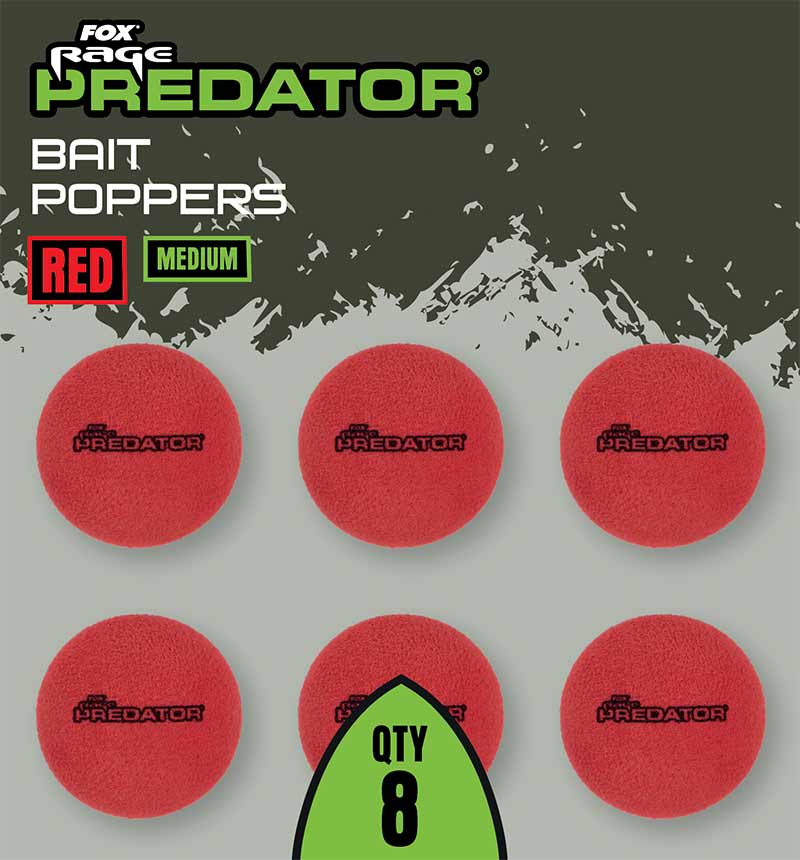 FOX RAGE PREDATOR Bait Poppers Variant: Fox Rage Predator Bait Poppers Natural Medium