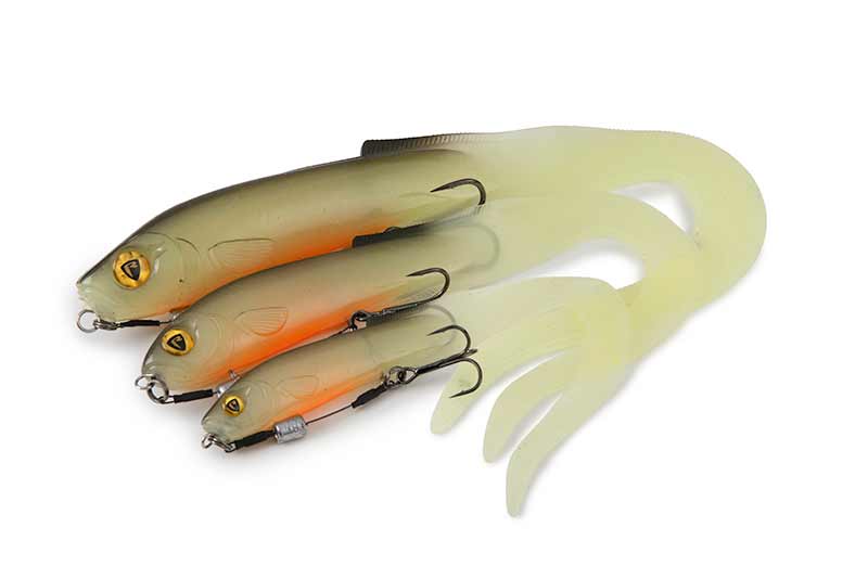 FOX RAGE Slick Eel Loaded Variant: "28cm/11"" Size 1/0 - Burbot"