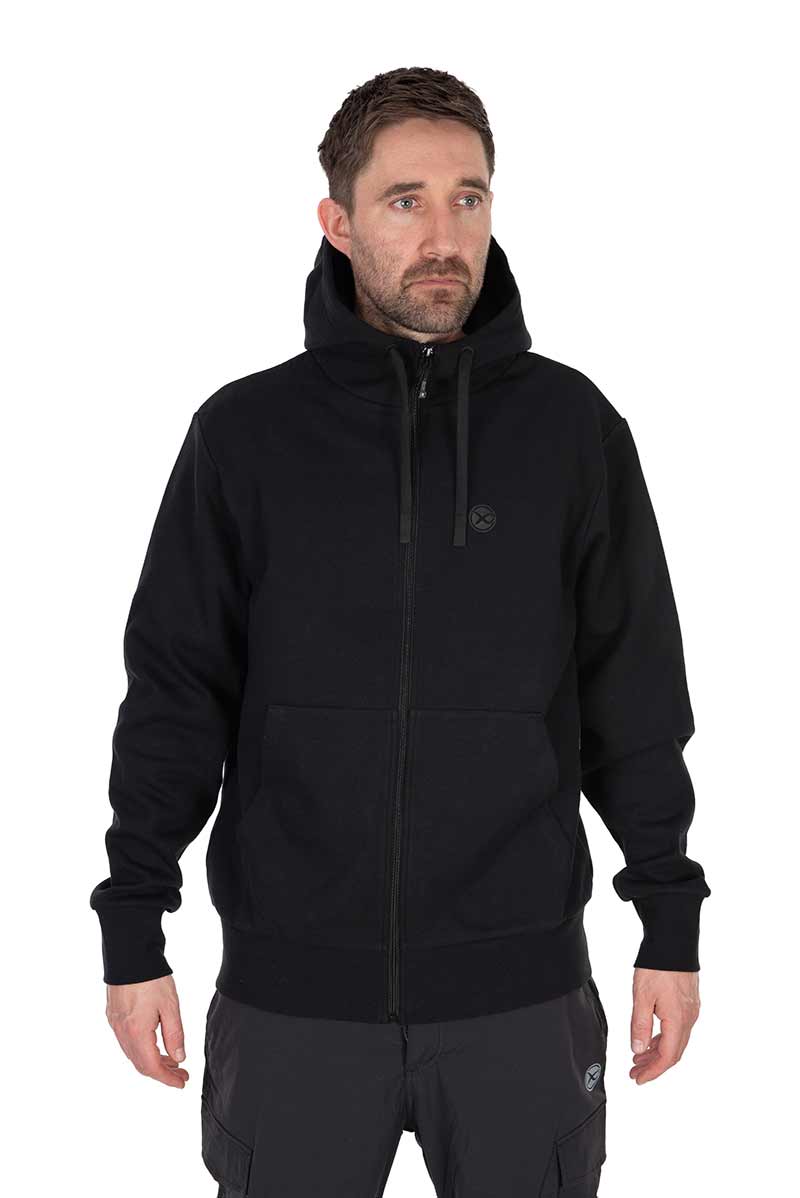 MATRIX Stealth Zipped Hoody – Black Variant: Matrix Black Stealth Zip Hoody - XXL