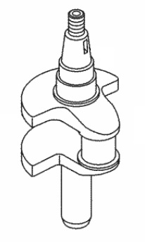 MERCURY Klukový hriadeľ 8M0172725, 898103T45