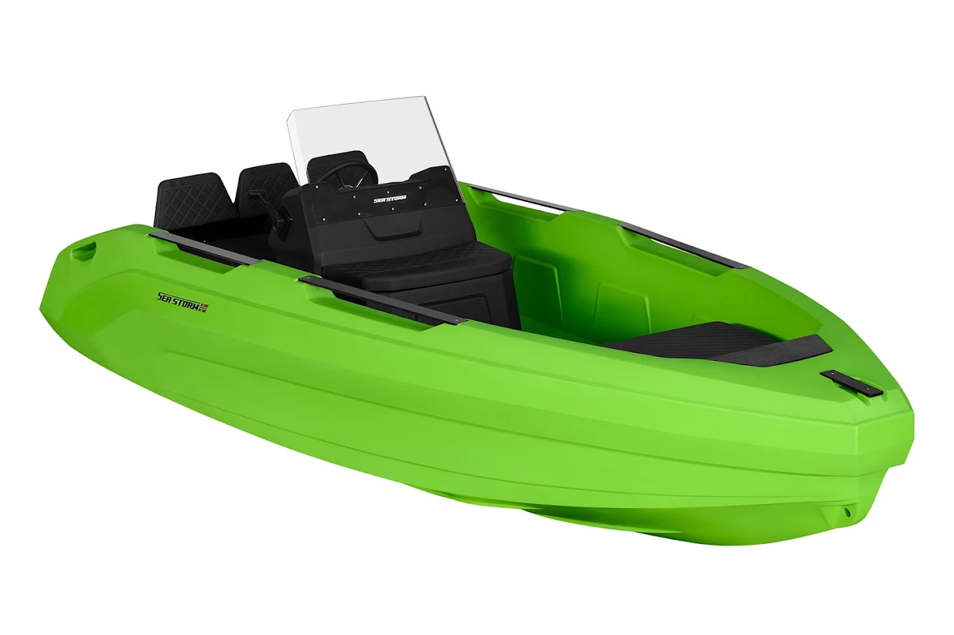 SEA STORM 17 HDPE Extra odolný plastový čln z polyetylénu 518 cm Farba: Limetkovo zelená