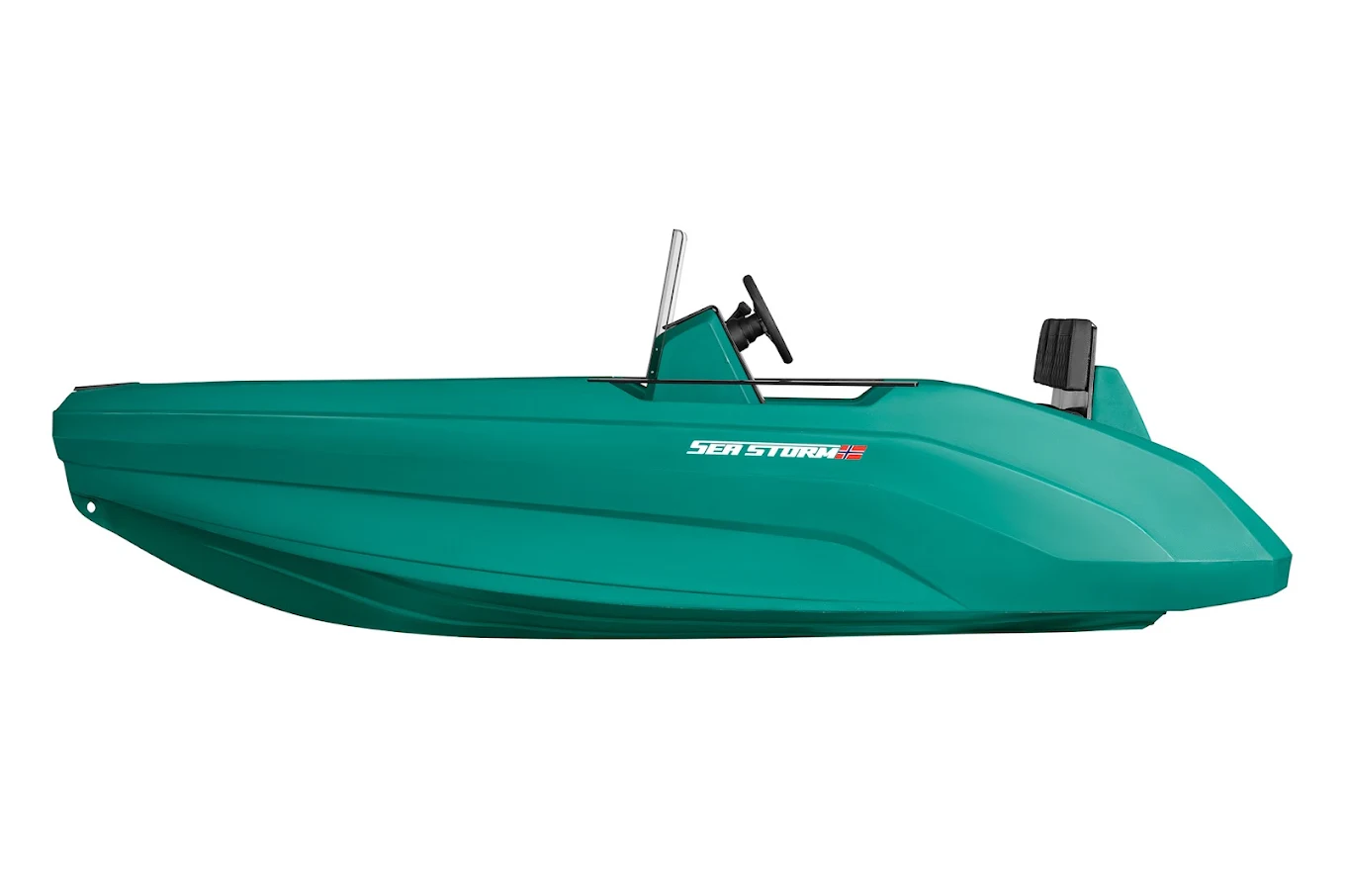 SEA STORM 17 HDPE Extra odolný plastový čln z polyetylénu 518 cm Farba: Zelená