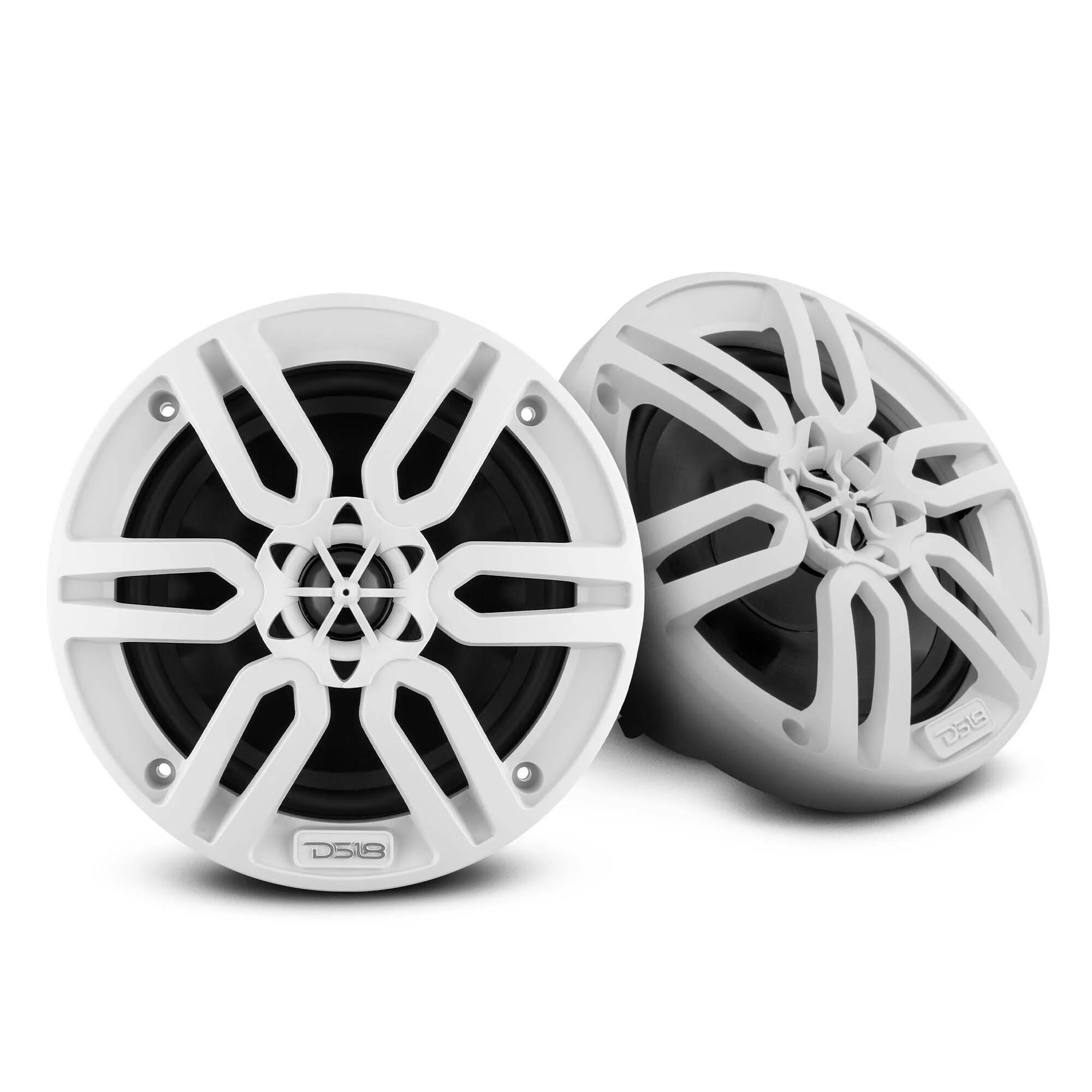 DS18 MP6/WH 6,5" 2-pásmové koaxiálne námorné reproduktory 60 W RMS 4 Ohmy - biele