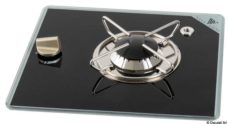 OSCULATI Plynová varná doska N.1 s pyroceramickým horákom 365 x 195 mm  Gas hob N.1 pyroceram burner 365 x 195 mm