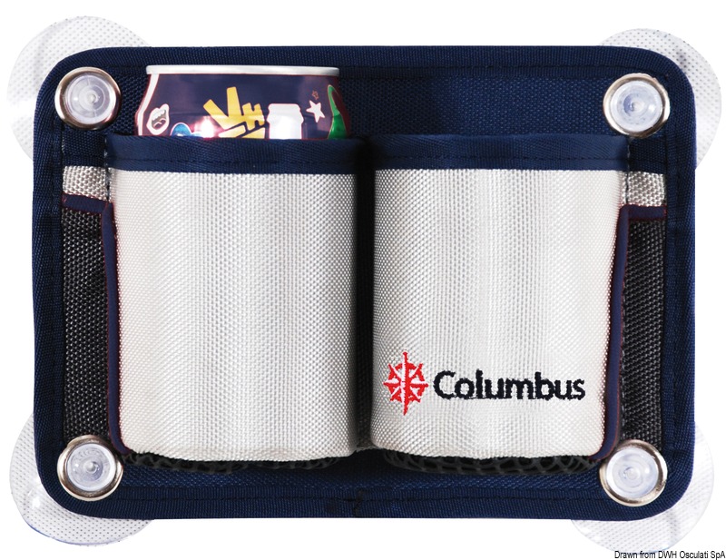 COLUMBUS 2-miestne puzdro na poháre/plechovky  Columbus 2-place glass/can holder pouch Variant: Vrecko Columbus na 2 šálky/konzervy