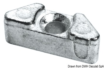 Anódový valec TECNOSEAL pre Yamaha 9.9/250 HP  Anode cylinder for Yamaha 9.9/250 HP