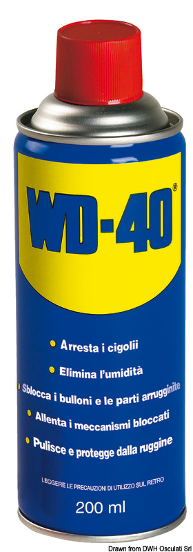 WD40 Viacúčelové mazivo WD-40 200 ml  WD-40 multipurpose lubricant 200 ml Variant: Viacúčelové mazivo WD-40 400 ml