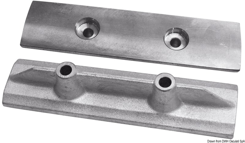 TECNOSEAL Palubná zinková anóda pre Yamahu  Onboard zinc bar anode for Yamaha