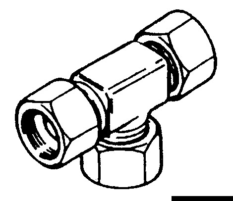 ULTRAFLEX Ultraflex 3/8" T-kus (TF 38)  Ultraflex 3/8" T-joint (TF 38)