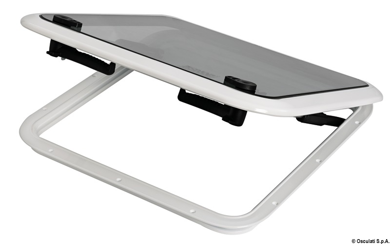 BOMAR Contour nízkoprofilový poklop 248 x 248 mm  BOMAR Contour low profile hatch 248 x 248 mm Variant: BOMAR sieťka na mušky f. 19.720.05