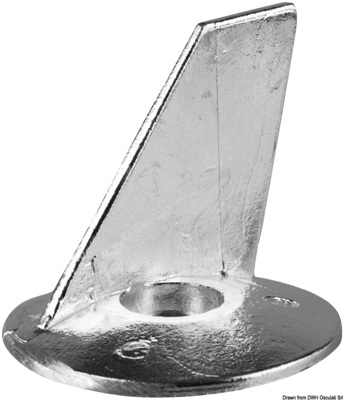 Anóda TECNOSEAL Fin pre 25/50 HP  Fin anode for 25/50 HP Variant: Finnanode f. 25/50 PS