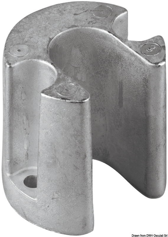 Anóda na nohe TECNOSEAL Bravo/Blackhawk  Bravo/Blackhawk leg anode Variant: Základňa anódového motora Bravo/Blackhawk