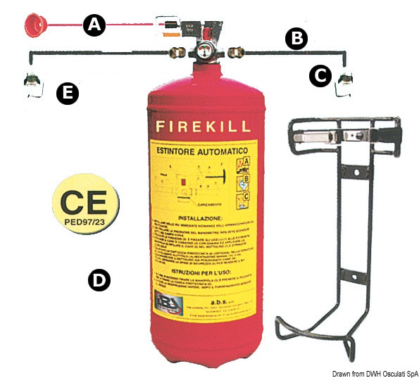 N/A Tlakomer hasiaceho systému Firekill 3 kg  Firekill extinguishing system pressure gauge 3 kg Variant: Hasiaci systém Firekill s manometrom 12 kg
