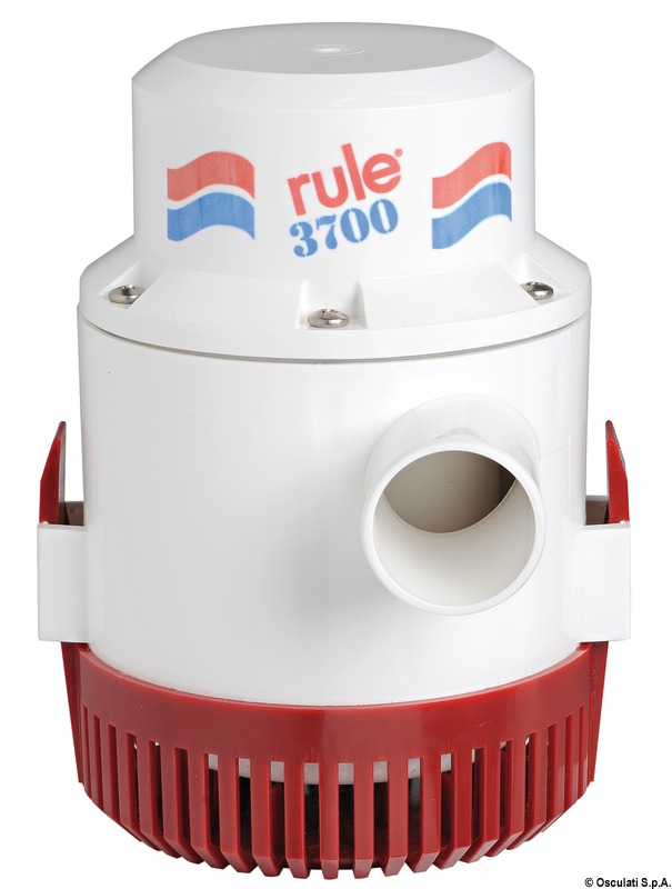 RULE Rule 3700 veľké ponorné čerpadlo 12V 15,5A 38mm  Rule 3700 large submersible pump 12V 15.5A 38mm Variant: Ponorné čerpadlo Rule Maxi 3700 24V 7A…