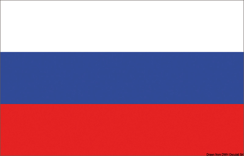 OSCULATI Vlajka Rusko 20 x 30 cm  Flag Russia 20 x 30 cm Variant: Vlajka Ruska 30 x 45 cm