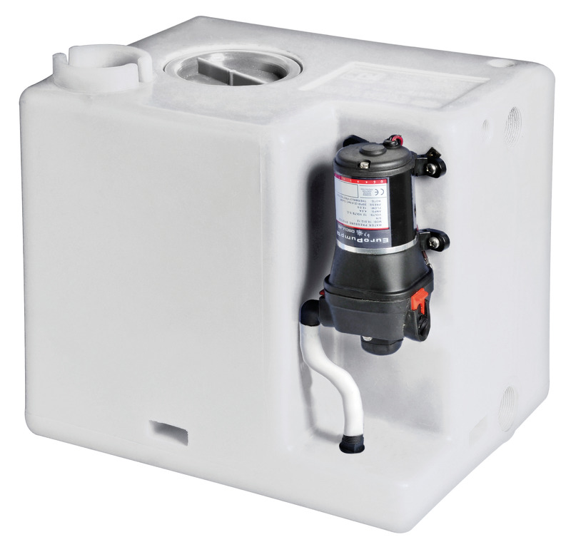 OSCULATI Súprava nádrže + čerpadlo na čerstvú vodu 56 l 12 V  Tank + fresh water pump kit 56 l 12 V Variant: Nádrž + autokláv 77 l 12 V