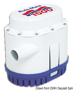RULE Rule Mate automatické kalové čerpadlo 97 l/min 12 V  Rule Mate automatic bilge pump 97 l/min 12 V Variant: Plne automatické ponorné čerpadlo Rule…