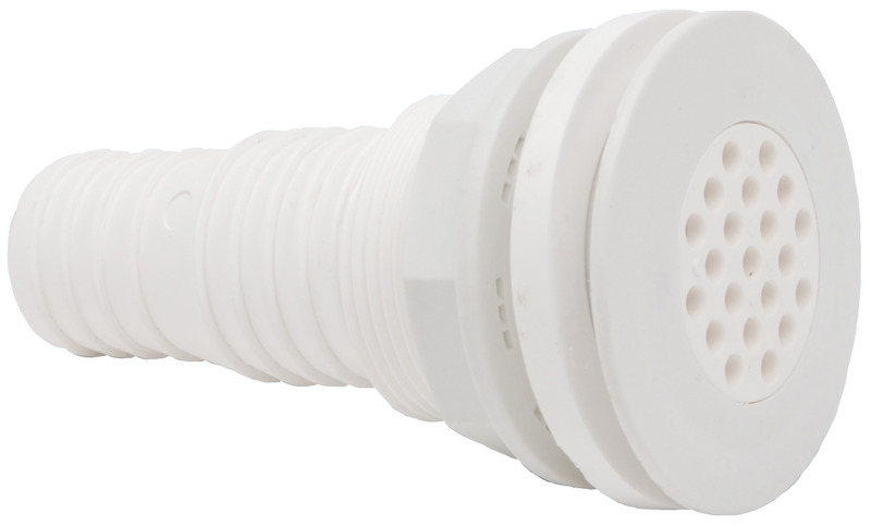 OSCULATI Odtok vody z kokpitu 1"1/2 so sieťkou  Cockpit drain 1"1/2 w/strainer net Variant: Drainagedurchlass 1"1/2 m. Sieb