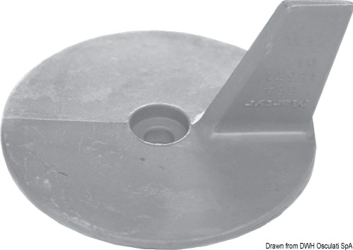TECNOSEAL Horčíková anóda pre Yamaha/Mariner 20/50 HP  Magnesium anode for Yamaha/Mariner 20/50 HP