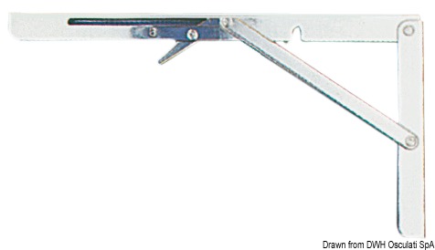 N/A SS skladacie pre stôl (pár) 303x165 mm  SS foldable for table (pair of) 303x165 mm
