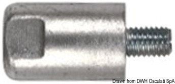 TECNOSEAL Prstencová anóda Ø 20 mm  Ring anode Ø 20 mm Variant: Rundanode Ø 20 mm