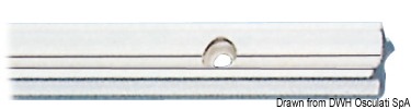 VIADANA Anodizovaný hliník X-rail 2m-nosiče  Anodized aluminium X-rail 2m-bars