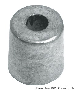 Anódový valec TECNOSEAL pre Yamaha 2,5/70 HP  Anode cylinder for Yamaha 2.5/70 HP