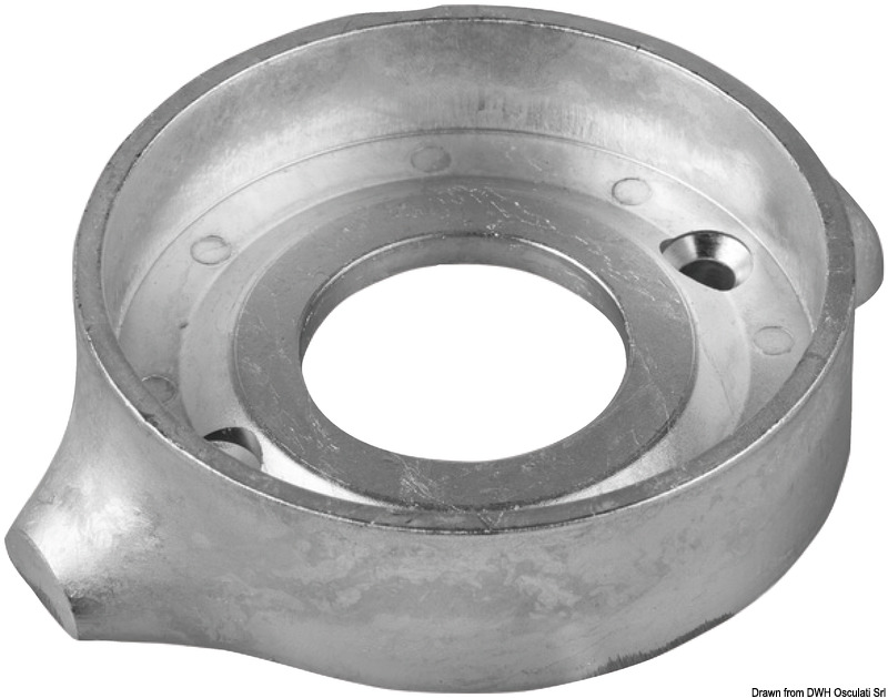 TECNOSEAL VOLVO SeaDrive anóda Ø97mm  VOLVO SeaDrive anode Ø97mm Variant: Horčíková anóda s golierom pre pohon plachiet Ø 97 mm