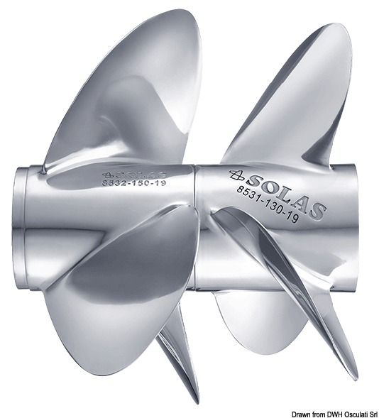 SOLAS PROPELLERS Hliníková vrtuľa Volvo Penta DP280/290 C3  Volvo Penta aluminium propeller DP280/290 C3 Variant: Hliníkový trup DP280/290 C3…