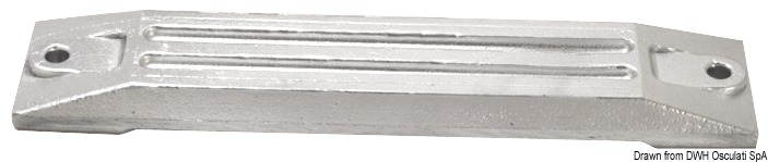 TECNOSEAL Horčíková anóda 75/225 HP  Magnesium plate anode 75/225 HP Variant: Dosková anóda Honda 75/225 k