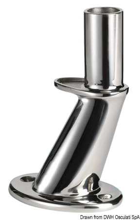 GLOMEX Konzolová základňa za 29.926.00  Cantilever base for 29.926.00 Variant: Glomex základňa antény AISI316 leštená 126 mm